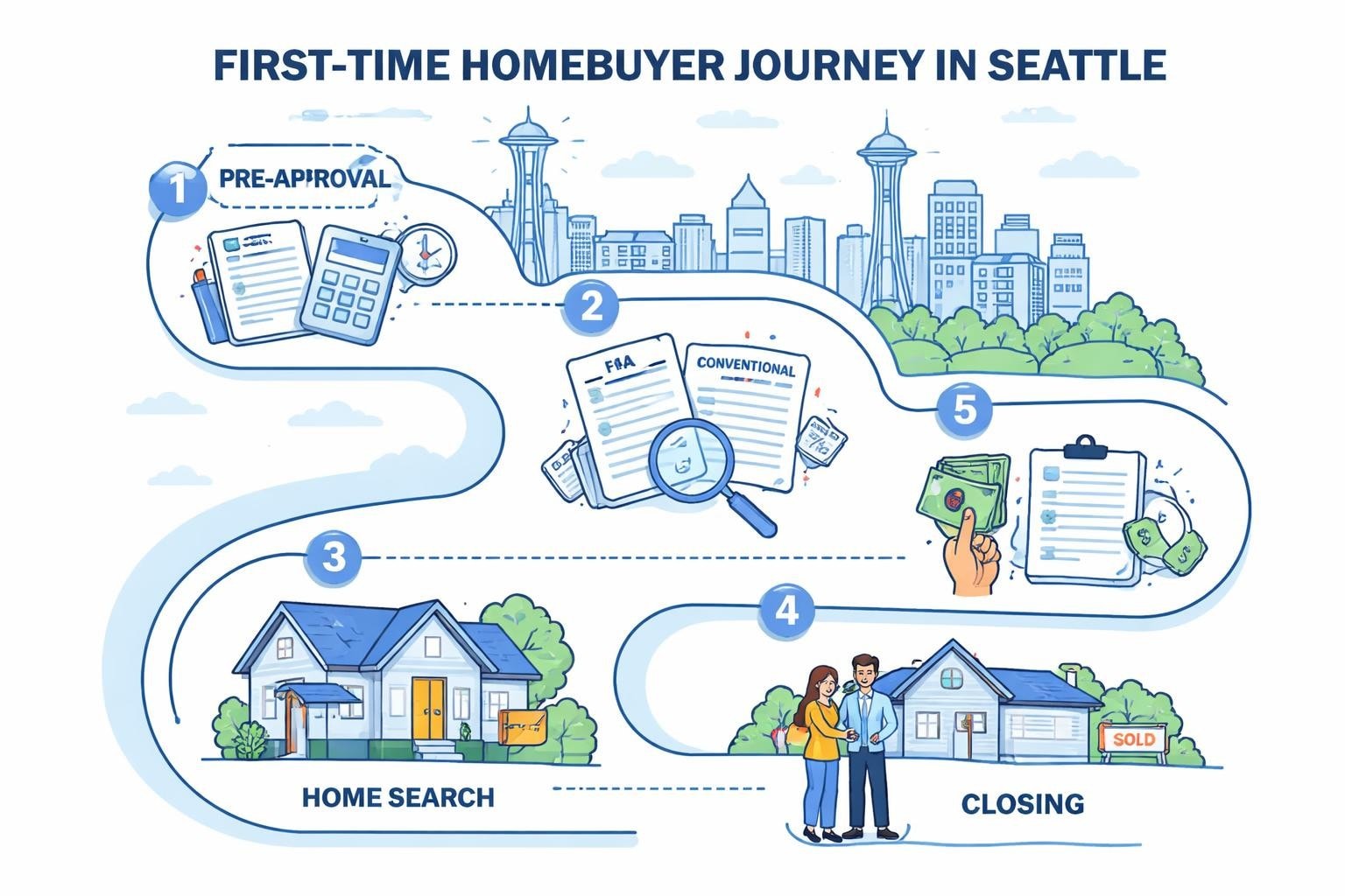 Loans for First Time Homebuyers in Seattle 2026
