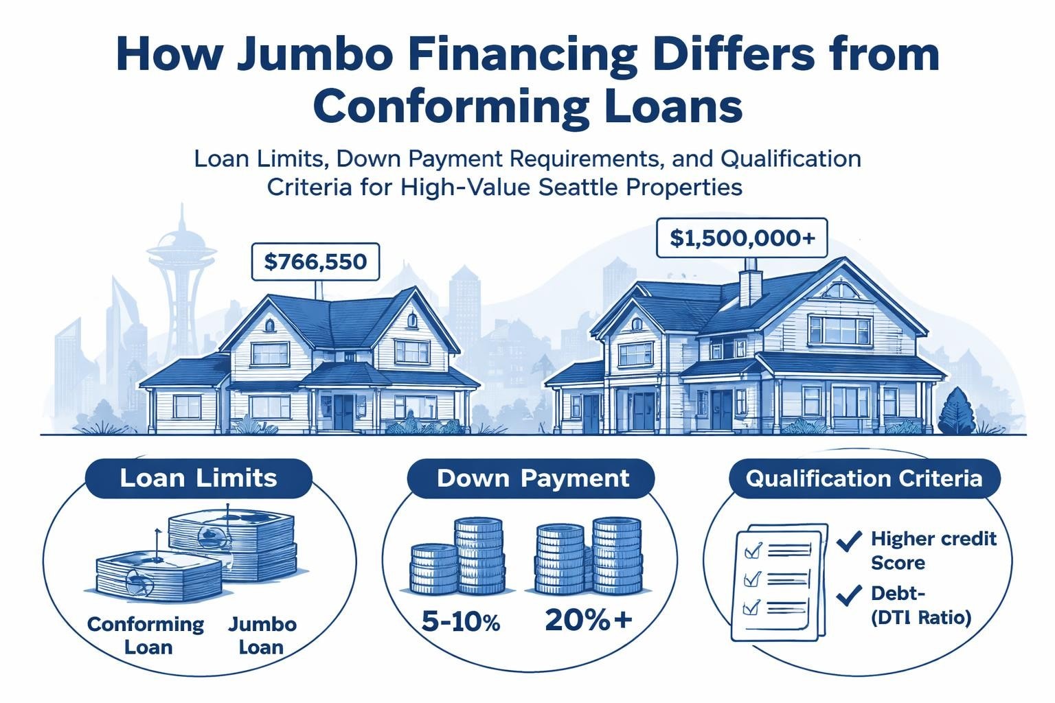 Jumbo Financing Seattle: Loans Above Conforming Limits