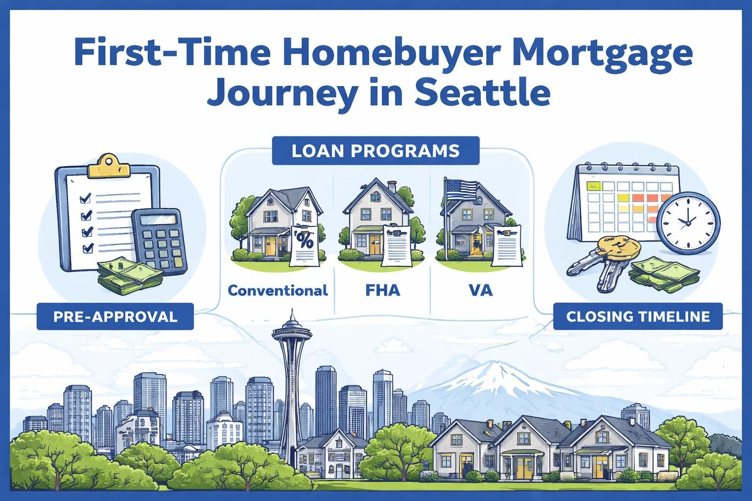 Mortgage for First Time Homebuyers in Seattle 2026