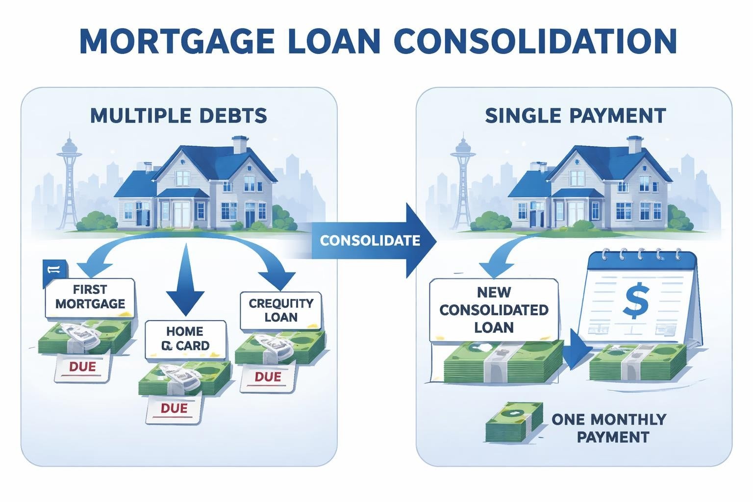 Mortgage Loan Consolidation Guide for Seattle Homeowners
