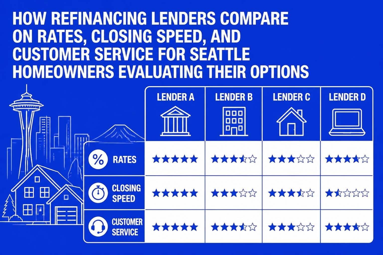 Best Mortgage Lenders for Refinancing in Seattle 2026