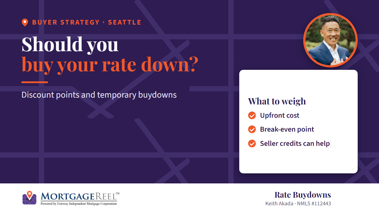 Buying a Mortgage Rate Down in Seattle: 2026 Guide