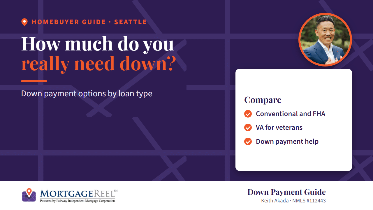 How much down payment you really need to buy a home in Seattle