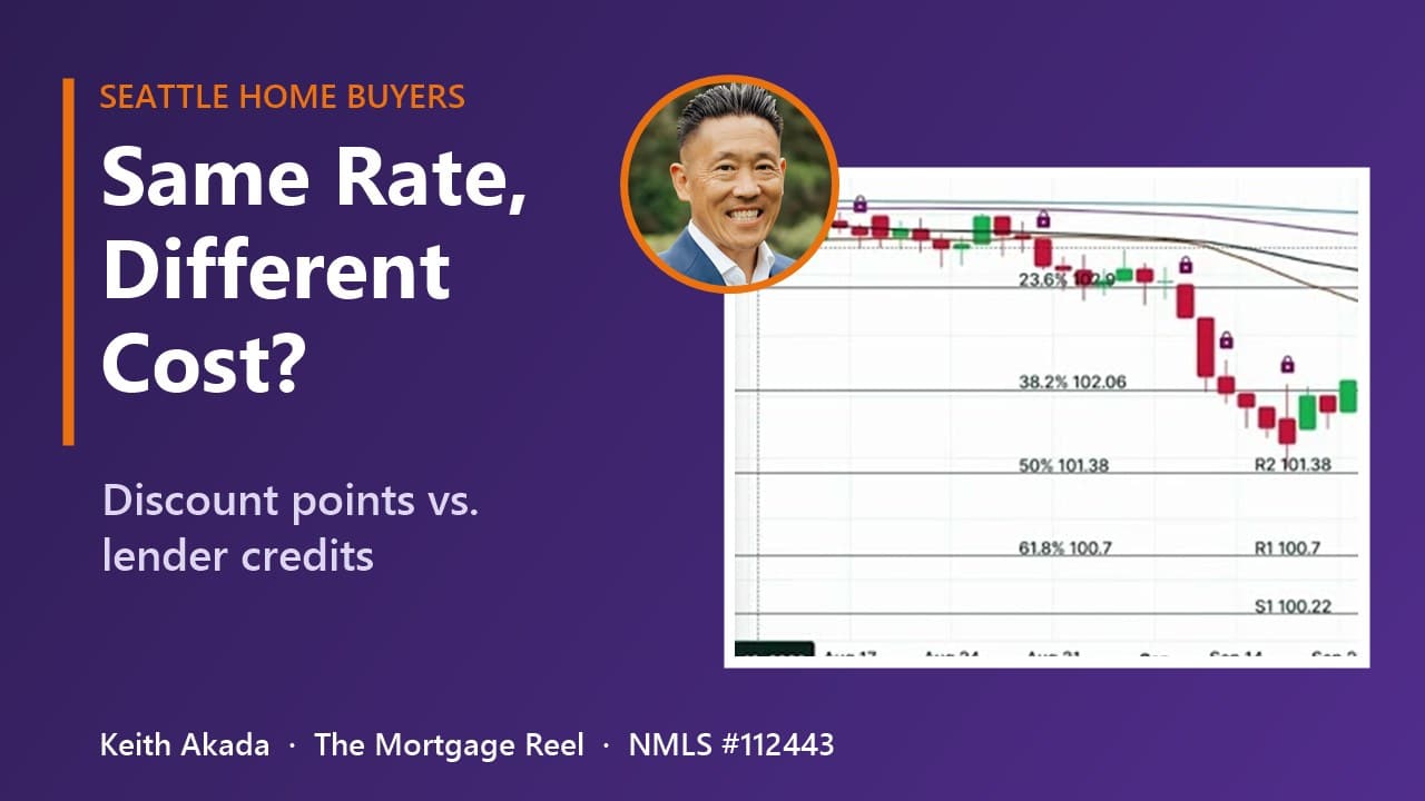 Same Rate, Different Cost? Discount Points vs. Lender Credits for Seattle Buyers